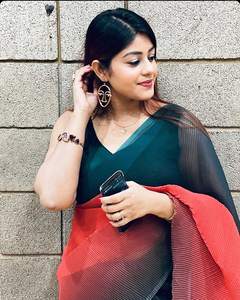 Meilleure vente Bollywood Designer ethnique écrasé Georgette Sari indien pakistanais vêtements dernière impression numérique vêtements de fête de mariée - Product Image 2