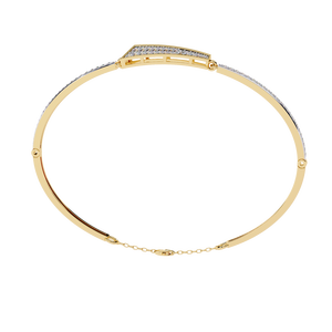 Pulsera de Oro de 18K Adornada con Fabulosos Diamantes Cultivados en Laboratorio - Product Image 1