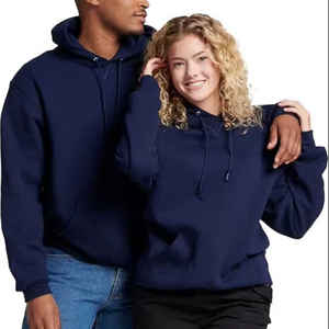 Pull à capuche d'hiver léger et personnalisable pour hommes Design solide Manches longues Capuche doublée Logo personnalisable Imprimé Teint uni - Product Image 1