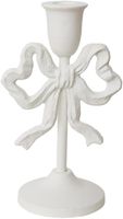 Bougeoirs modernes en métal avec nœud Centres de table décoratifs