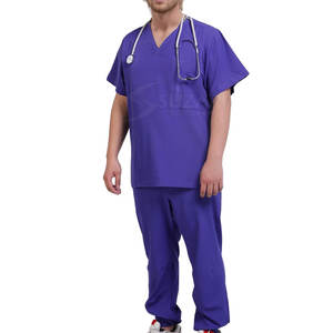 Traje Quirúrgico Resistente con Textura Suave y Aspecto Moderno, Traje Quirúrgico con Ajuste Relajado y Costuras de Alta Calidad - Product Image 1