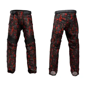 Celana Paintball poliester 100% pakaian olahraga buatan kustom celana Paintball tersublimasi kualitas terbaik Oem