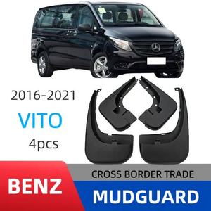 Guardabarros para Auto, Faldillas Antibarro para <span class=keywords><strong>Vito</strong></span> 2016-2021, Metris, Compatibles con <span class=keywords><strong>Mercedes</strong></span> Benz Clase V, <span class=keywords><strong>Vito</strong></span>-W447, Viano <span class=keywords><strong>W639</strong></span> - Product Image 4