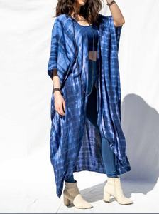 2023 New Boho Summer Tie Dye Kimono for <b>Women</b> Wear Loose Dress Resort <b>Beach</b> Rayon Kimono <b>Cover</b> <b>up</b> - Product Image 5