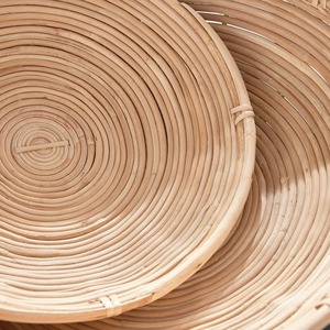 Cuenco bajo hecho de ratán Decoración DE PRESENTACIÓN DE COMIDAS Vajilla Ecológico Durable Producto al por mayor en Vietnam - Product Image 2