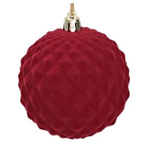 2025 New Design Series 80mm Modern Stylish Plastic <b>Christmas</b> Ornament Various Color <b>Flocked</b> Onion Shape Ball Holiday Decorations - Product Image 2