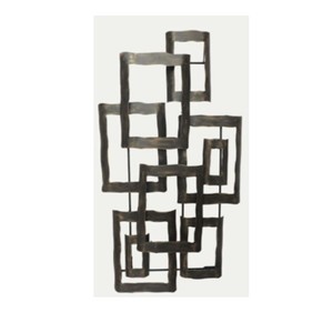 Ajoutez une touche de sophistication et de beauté intemporelle à votre maison ou à votre bureau avec l'art mural en métal Eternal Harmony disponible - Product Image 4