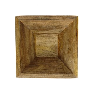 Ensemble de saladiers en bois de luxe personnalisé de haute qualité en bois d'acacia naturel de bonne qualité avec cuillères pour servir la salade et la nourriture - Product Image 3