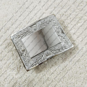 Tiger Touch Sword Hanging Buckle Fitting con Thistle Estilo medieval Aleación de cobre Logotipo personalizable para bolsas - Product Image 2