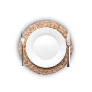 Manteles Individuales Redondos de Estilo Rústico, Hechos con Materiales Naturales de Vietnam, Ecológicos, de Bambú, Jacinto de Agua y Pasto Marino -TP2010 - Product Image 3