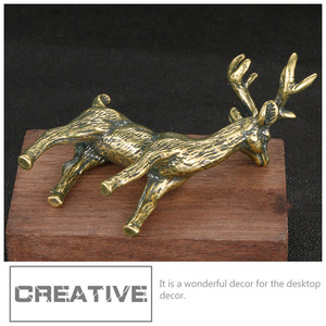 Escultura de reno de Navidad modelo de jardín independiente hecho a mano figura de Reno de latón macizo y estatua perfecta para vacaciones - Product Image 6