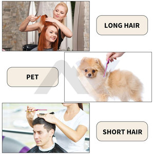 มีดโกนตัดผมแบบบาง สำหรับจัดแต่งทรงผม ทำลอนผม ทำสีผม ทำจากสแตนเลส ใช้ในร้านเสริมสวยและที่บ้าน ทนทาน - Product Image 2