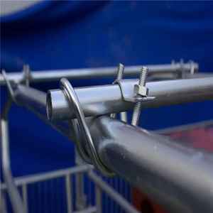 Gran oferta, cama de parto de cerda galvanizada para cría de cerdos, 1 año de garantía, jaula de maternidad para guardería, nueva condición - Product Image 5