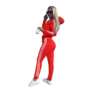 Logo personnalisé dames survêtement évasé 2 pièces ensembles femmes survêtements jogging sport costume femmes pantalon évasé survêtements - Product Image 4