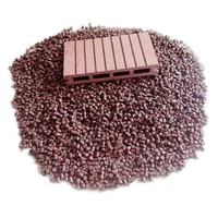 PE WPC Pellet WPC Matière première WPC Granule Bois Composite Plastique Pour Extrusion Decking Panneau Mural Clôture