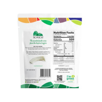Tropickout Gevriesdroogde Kokos 100% Fruit Knapperige Snack Geen Suiker Toegevoegde Glutenvrije Veganistische Duurzame Verpakking