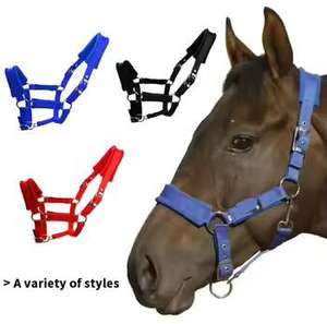 Nylon Horse Halter Customized Designed <b>Equestrian</b> Horse Racing Bridle - Product Image 6
