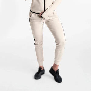 Service OEM pour femmes pantalon de survêtement d'entraînement de fitness devant plat vêtements de yoga de gymnastique imperméable respirant - Product Image 4