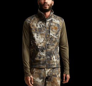 Veste matelassée sans manches isolée et chaude pour hommes, personnalisée par OEM, gilets de chasse compressibles et légers de camouflage pour l'extérieur - Product Image 3