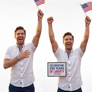 T-shirt à manches courtes imprimé Aigle, édition Spéciale 250e Anniversaire des États-Unis du 4 juillet 2026, Thème Révolution et Créateur Constitutionnel, pour l'été - Product Image 5