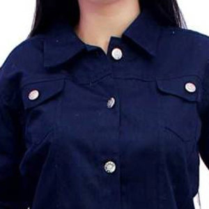 Chaquetas de Mezclilla para Mujer, Diseño Personalizado, Superventas, Color Sólido, Ropa Casual, Precio Razonable - Product Image 5