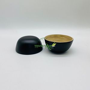 Ensemble de bols en bambou écologique de haute qualité, vaisselle jetable légère de conception campagnarde artisanale unique pour les cadeaux d'affaires - Product Image 2