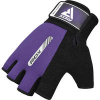 Guantes de Fitness de medio dedo morados personalizables para entrenamiento de gimnasia y levantamiento de pesas Guantes de ejercicio de entrenamiento acolchados de Gel de alta calidad