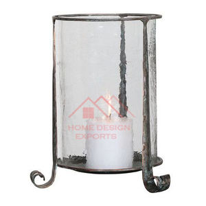 Ensemble de 2 bougeoirs en métal finition argent nickelé, vente chaude - Product Image 3