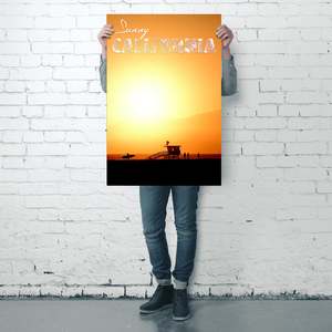 Sunny California Paper <b>Poster</b> for Wall Decor - Product Image 4
