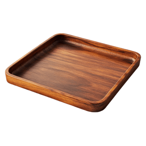 Assiettes de service en bois naturel de haute qualité, écologiques - Style moderne et luxueux pour les fêtes - Product Image 4