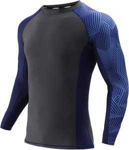 Combinaison de sport de compression pour homme 2026, manches longues, respirante, séchage rapide, pour la salle de sport, le fitness, le surf - Product Image 2
