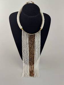 Artisanat de broderie, nouvelle mode 2025, style bohème rétro, collier en perles de graines multicolores à plusieurs couches, fait à la main - Product Image 5