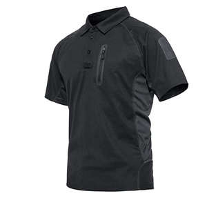 100% Poliéster Camisa táctica al aire libre Rip-Stop y Polo transpirable para hombres - Product Image 3