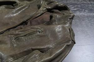 Chaqueta de Cuero para Hombre, Estilo Deportivo, Color Sólido, Cuello Alto Informal, Fabricada con Lona y Seda, Cierre de Cremallera Frontal - Product Image 5