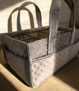 סל אחסון אופנתי מבד בועות אקולוגי לתינוקות, לאחסון חפצי תינוקות ותחנת החתלה, רב מכר - Product Image 2