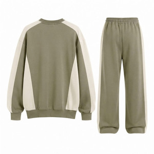 Conjunto Deportivo de Pantalón Holgado y Recto al por Mayor, Atuendo Casual Moderno, Ropa Deportiva de Corte Relajado, Logotipo Personalizado - Product Image 2
