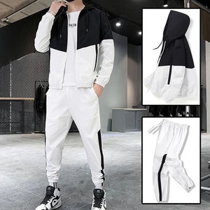 Traje Deportivo de Invierno para Hombre, Talla Grande, Color Sólido, Personalizable, 100% Algodón, Secado Rápido, Transpirable, Ropa Deportiva, Servicio OEM - Product Image 2