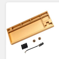 Teclado de aluminio CNC personalizado, caja de teclado mecánico, procesamiento de precisión, servicio CNC de Metal