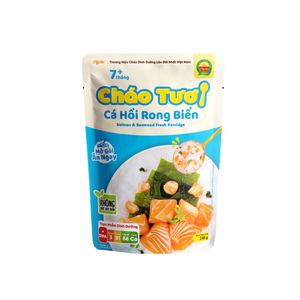 กระเจี๊ยบปลาแซลมอนและสาหร่ายสด 240 กรัม ISO VIETGAP HACCP กระเจี๊ยบพร้อมรับประทานผลิตในเวียดนาม ผลิตภัณฑ์อาหารเด็ก อาหารเพื่อสุขภาพ - Product Image 4