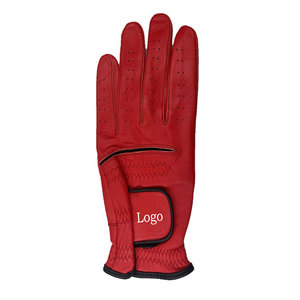 Guantes de golf con logotipo personalizado para hombre con piel de oveja Cabretta genuina antideslizante transpirable mano izquierda y derecha estilo deportivo a la moda - Product Image 6