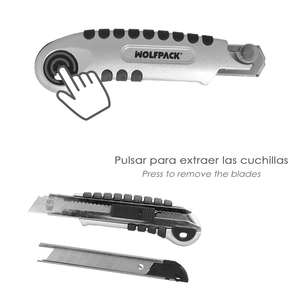 Taglierino Professionale in Alluminio 18mm con 5 Lame in Acciaio SK5 - Product Image 4