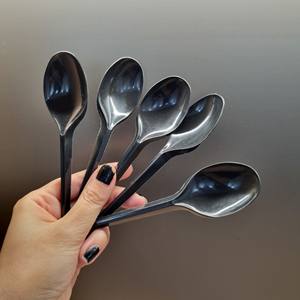 Cuillère en plastique jetable pour nourriture, dessert, crème glacée, fête, traiteur, vaisselle de restaurant vente chaude en gros - Product Image 2