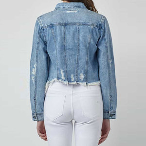 Premium Quality Women Jeans <b>Jacket</b> Custom Logo Comfortable Casual Wear Women Jeans <b>Jacket</b> For Online Sale - Product Image 2