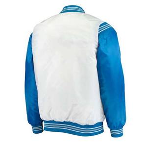 เสื้อแจ็กเก็ตเบสบอลกันน้ำแขนยาวผ้าแคนวาสแบบปักโลโก้ได้ตามต้องการ - Product Image 5