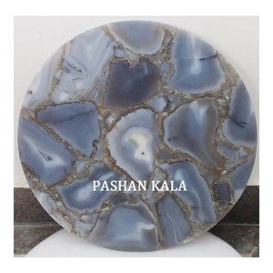 Manufacturer Home <b>Decorative</b> Best Quality Agate <b>Table</b> <b>Top</b> - Product Image 1
