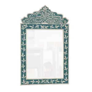 กระจกติดผนังทรงสี่เหลี่ยมผืนผ้าดีไซน์แบบดั้งเดิมทำมือสำหรับตกแต่งผนังที่ใช้โดยผู้ส่งออก - Product Image 1