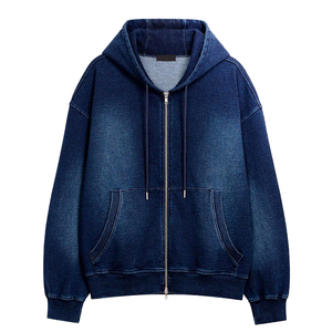 Sudadera con Capucha Personalizada de Felpa Gruesa Ecológica con Lavado Vintage para Hombre, Estilo Oversize con Hombros Caídos, Ideal para Invierno y Streetwear - Product Image 1