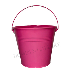 High Quality Customized Size Iron Garden Decorative Bucket Pots New Finish Round Design for Home Floor Usage Cheap Price India - Product Image 4