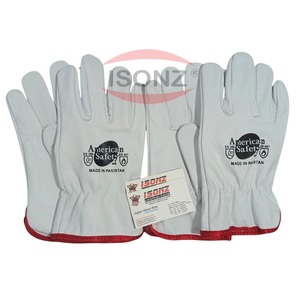 ถุงมือทำงานป้องกันมือ นุ่ม ยืดหยุ่น ผลิตจากหนังวัวคุณภาพสูง ทนต่อการบาดและทนความร้อน มาตรฐาน EN388 - Product Image 4