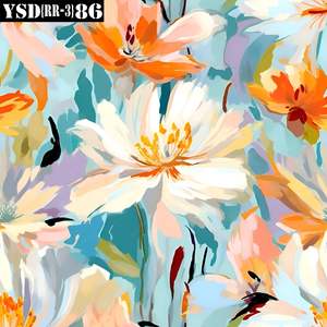 Tissu d'impression numérique crêpe impression numérique faire à la robe fantaisie matériel meilleure qualité tissu imprimé - Product Image 4